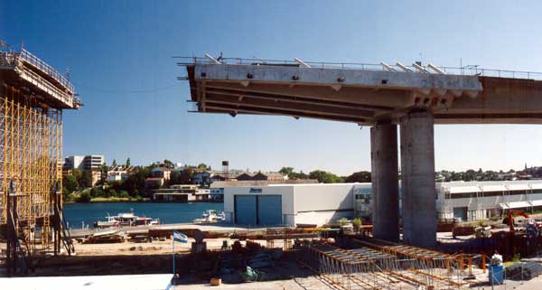 approaches on the western end