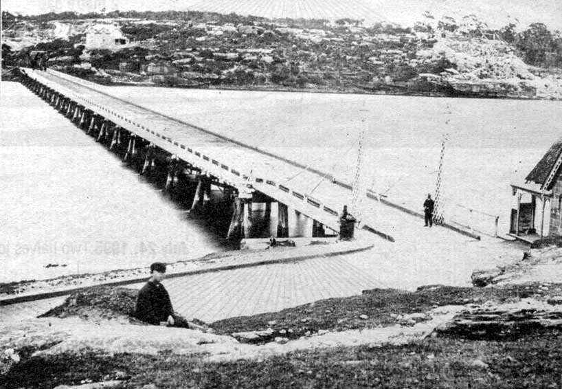 early timber bridge