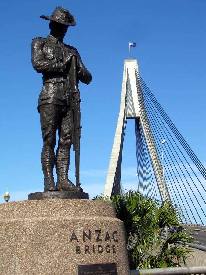 Western end statue
