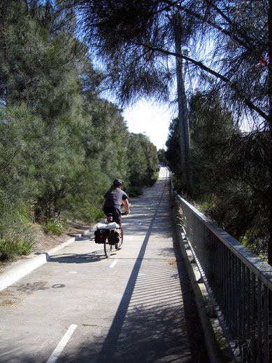 Looking along the now demolished walkway from the bridge to Victoria Road