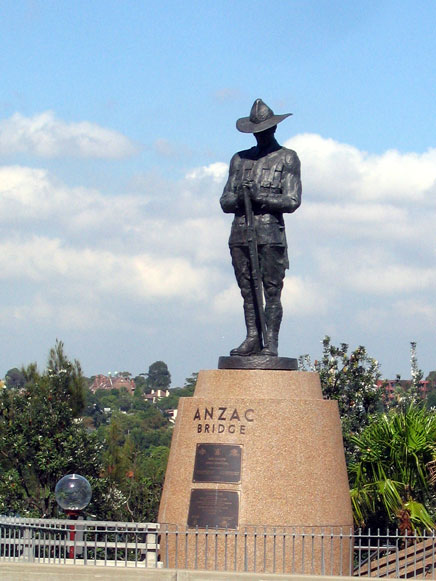 The New Zealand Digger Statue